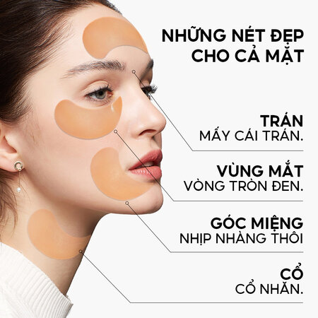 Mặt Nạ Mắt Lanbena Vitamin C Dưỡng Sáng, Mờ Quầng Thâm 60 Miếng - Ảnh 4
