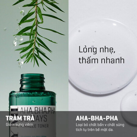 Nước Hoa Hồng Some By Mi AHA-BHA-PHA Cho Da Mụn 150ml - Ảnh 3