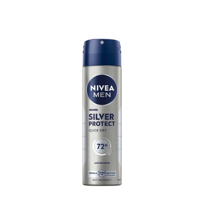 Xịt Khử Mùi Silver Protect Phân Tử Bạc Nivea Men 150M